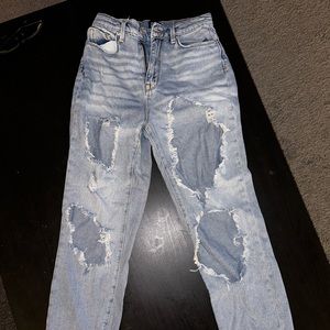 BDG distressed mom jeans (high rise)